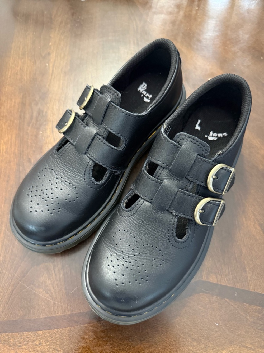 Dr Martens JUNIOR Softy-T Size 2 (33) Mary Jane’s Black